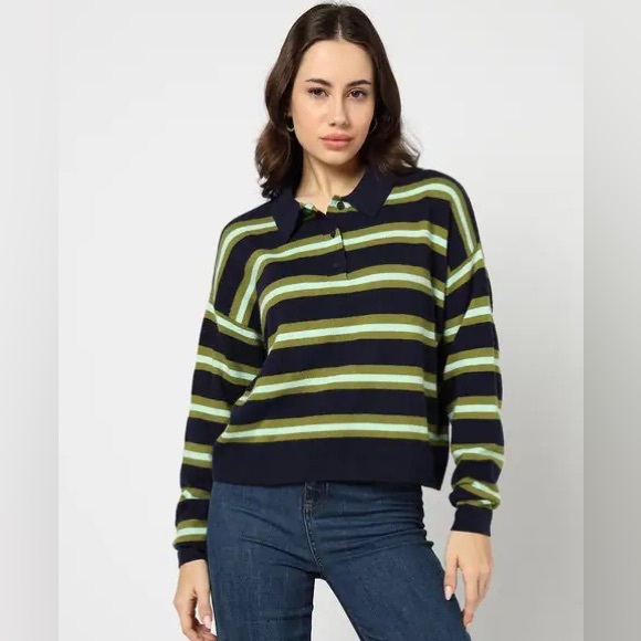 GAP CashSoft Relaxed Polo Sweater - Picture 4 of 9